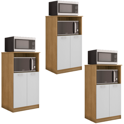 Combo 3 Muebles para Microondas Orion K02X3