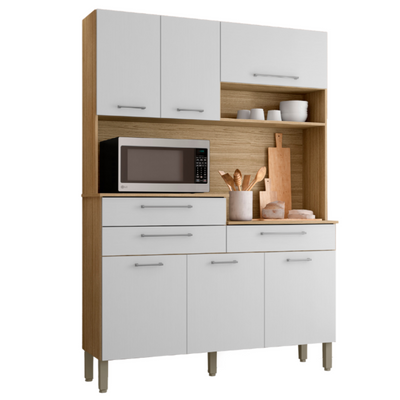 Mueble de Cocina Kit Orion 8 puertas Off White K08